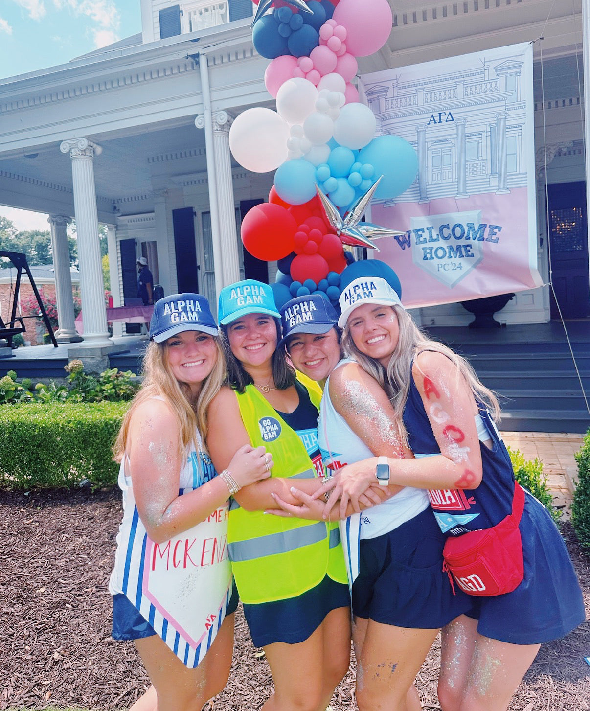 Custom Bid Day Stickers 14 Pack